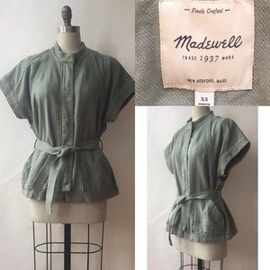 Jacket by Madewell sage green.